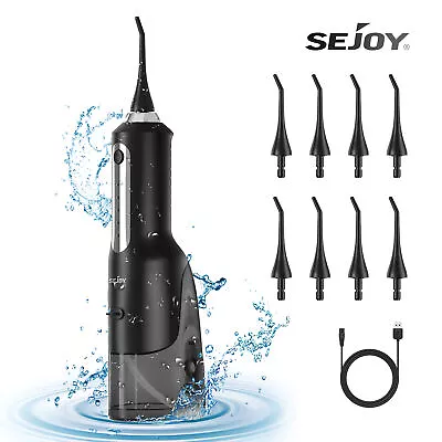 View Details SEJOY Water Flosser Water Pick Teeth Cleaner Dental Floss Oral Irrigator 8 Tips • 24.90$