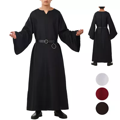 Medieval Ritual Robe Cope With Belt Wicca Pagan Cosplay Costume • £29.99