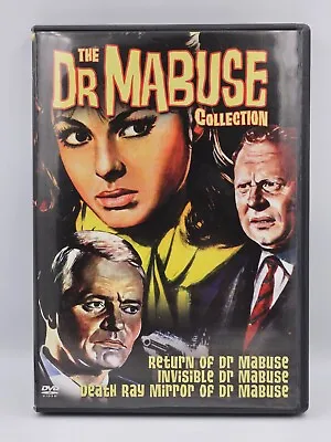 The Dr Mabuse Collection 3 Film Set Region 0 NTSC DVD C/w Booklet FREE POSTAGE • £19.99