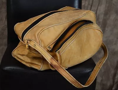 100% Real Leather Duffel Bag • $35