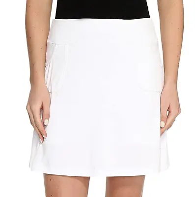 FRESH PRODUCE Large WHITE Stretch Knit CITY Skort Skirt $65.00 NWT New L • $45.50