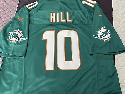 Tyreek Hill #10 Vapor FUSE Miami Dolphins Jersey Men’s Large NWT • $44.95