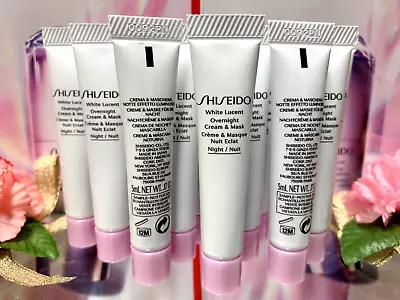 ☾6 PCS☽Shiseido White Lucent Overnight Cream & Mask◆☾5ML☽◆~✰◆☾ FREE POST!! ☽◆✰~  • $12.67