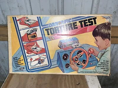 Ideal 1976 Driverific Torture Test Slot Car Racing Set With Dashboard Boxed • $42.99