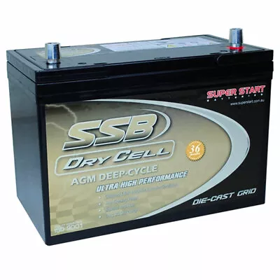 12V 100Ah SSB DryCell Deep Cycle Battery HVT-70ZZLD • $355