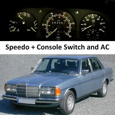 Gauge Cluster & Center Console LED Dashboard Light Bulbs For Mercedes Benz W123 • $14.99