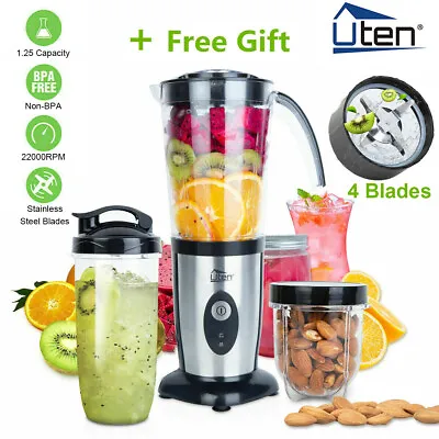 £32.99 • Buy Uten 7in1 Food Blender Food Processor Smoothie Maker Fruit Juicer Coffee Grinder