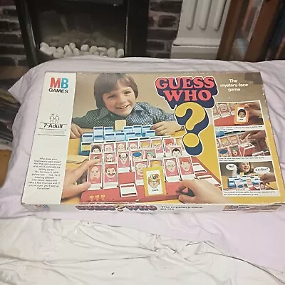 Vintage Guess Who? Game - Mb Games 1979 • £12.99