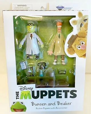 NEW Diamond Select Toys Disney The Muppets BUNSEN And BEAKER Action Figures • $37.95