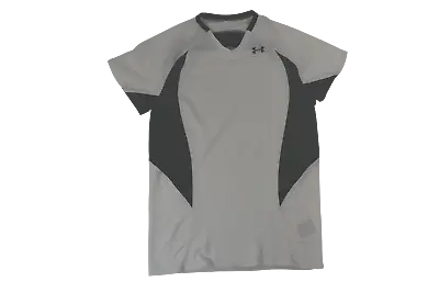 Under Armour Mens Athletic White/Green Jersey Style V-Neck Shirt New XS • $7.99