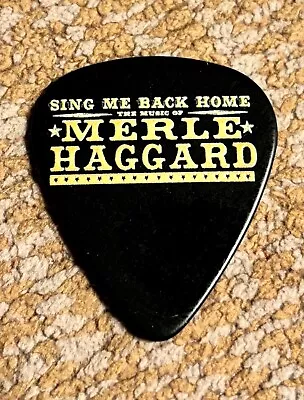 Merle Haggard Authentic Sing Me Back Home Tour Guitar Pick • $32