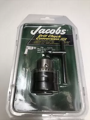 Jacobs Cordless 1/2” Chuck With 1/2 -20 Thread Mount ~ 31038 Keyless Drill • $21.97