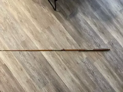 Vintage Montague Bamboo Fishing Rod 2 Pc Heavy Duty Boat Rod 5' 7  • $39