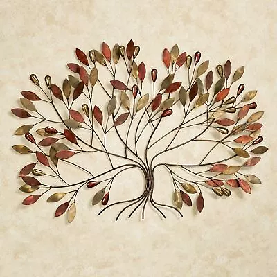 Gentle Breeze Tree Metal Wall Art - Tree Sculpture For Bedroom Living Room • $115