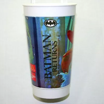 1992 McDonalds Batman Returns Plastic Cup The Penguin Vintage • $5.69