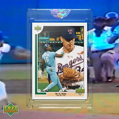 Nolan Ryan VS Bo Jackson Custom Trading Card  • $15