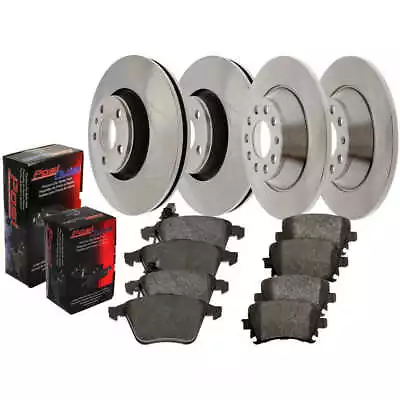 Disc Brake Upgrade Kit-OE Plus Pack - Front And Rear Fits 90-92 Mercedes 300E • $167.48