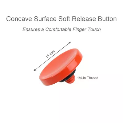 $9.97 • Buy 2x Orange Soft Shutter Release Button F/ Fujifilm X-PRO1 X100F X100T X100S X100 