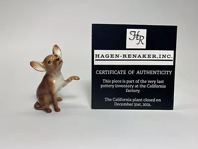 Hagen Renaker #88 1019 NOS Miniatures LG Chihuahua Brown Last Of Factory Stock  • $9.99