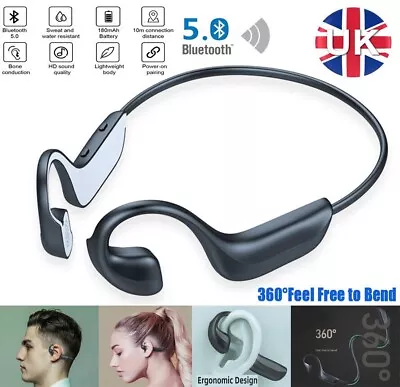 £8.99 • Buy Wireless Bluetooth Headphones With Noise Cancelling Over-Ear Stereo Earphones UK