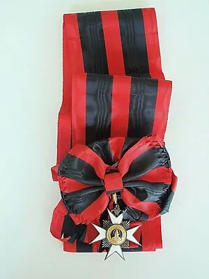 Vatican Order Of Sylvester Grand Cross Badge And Sash Ef! Rare!!   • $587.25