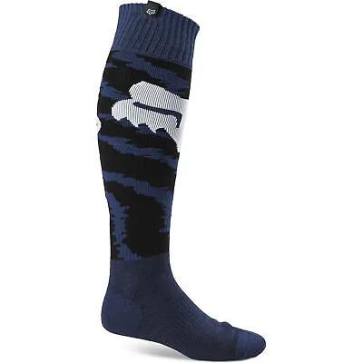 Fox Racing 180 Nuklr Thick Motocross Socks Deep Cobalt Offroad MotoX Padded • $22.95