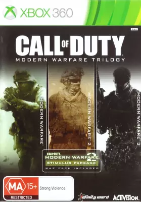 Call Of Duty Modern Warfare 123 Trilogy Xbox 360 • $65