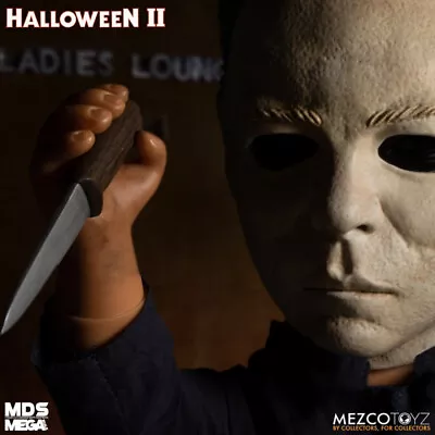 Mezco Mega Scale W/sound* Michael Myers Halloween II 15  Figure Doll • $79.99