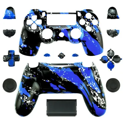 $31.36 • Buy Camouflage Blue Shell Case Housing Replacement For PS4 Slim Pro Controller 