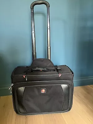 £48 • Buy Wenger Swiss Gear Wheeled Laptop Case With Handle Travel Bag Cabin Business