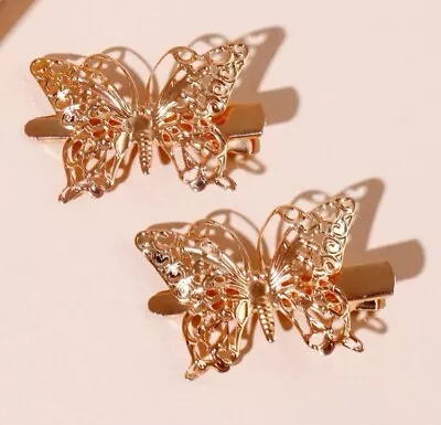 £1.80 • Buy Pack Of 2 Butterfly Hair Clips
