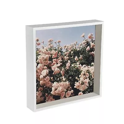 3D Deep Box Photo Frame Standing Hanging Craft Picture Frames 12 X 12  White • £13