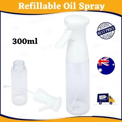 300ml Refillable Oil Sprayer Bottle Cooking BBQ Spray Bottle Kitchen Dispensers • $6.25