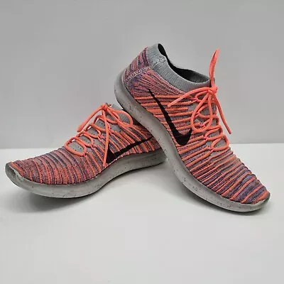 Nike Free RN Motion Flyknit Women's Running Shoe| Orange Pink | US 7.5 EU 38.5 • $59.95