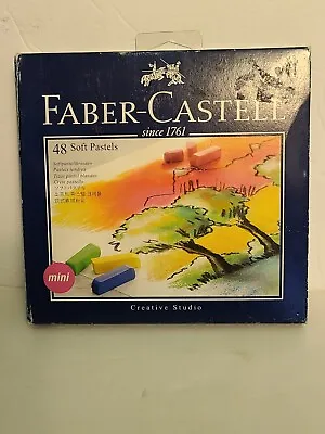 Vintage Faber Castell 48 Pc. Soft Pastels Chalk Set Creative Studio • $17