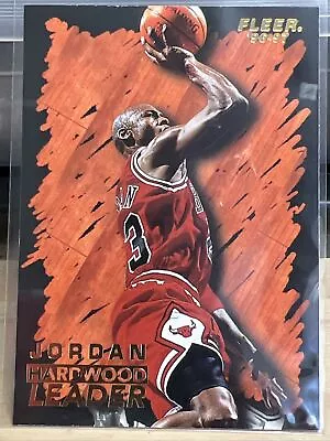 1996-97 Fleer Hardwood Leader MICHAEL JORDAN #123 Chicago Bulls • $1.49