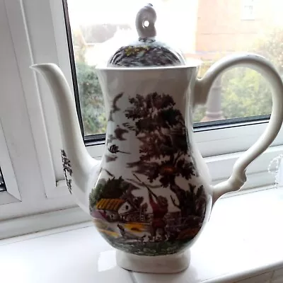 Vintage Coffee Jug The Hunter By Myott VGC • £9.99