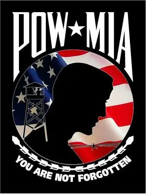 POW MIA Military American Flag Decal Sticker Graphic For Car Truck SUV Window  • $25.30