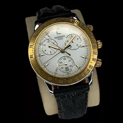 Vintage Movado 1950 Quartz Chronograph Rare Watch • $300