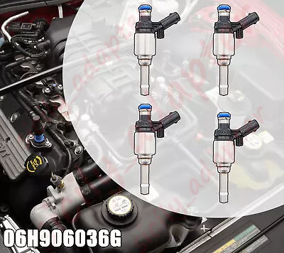 06H906036G 4Pcs Fuel Injectors For Audi A3 A4 A5 Q5 VW CC GTI Tiguan 2.0L Turbo • $49.99