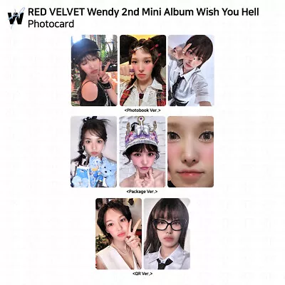 Red Velvet Wendy 2nd Mini Album Wish You Hell Photocard KPOP • $74.99