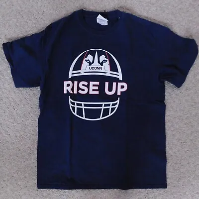 $9.99 • Buy Men's M Port And Co. UConn Huskies Rise Up Football T-Shirt W/Fight Song