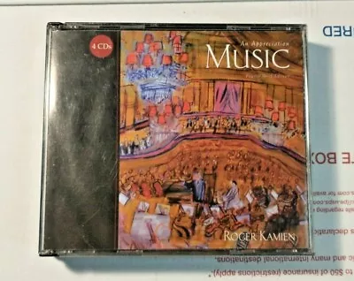 An Appreciation MUSIC Fourth Brief Edition  Roger Kamien  (4 Disc CD- 2000)  • $4.99