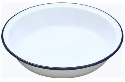£6.59 • Buy Falcon Enamel Round Pie Dish 22cm Tin Oven Baking Tart Kitchen Camping Trip Home