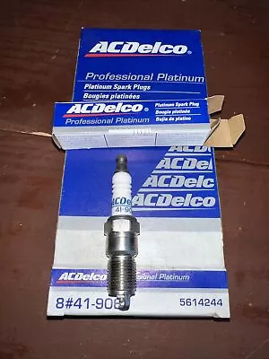 Impala SS~Caprice~AC/Delco 41-906 Platinum Spark Plugs~19301808~Corvette~8 Plugs • $114.57