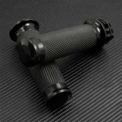 Motorcycle 1  Handlebar Hand Grips Black For Yamaha V Star 650 XVS650A Classic • $24.96