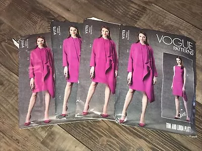 Vogue V1773 Miss (B5) 8-16 Tom/Linda Platt Designer Dress Jacket Sewing Pattern • $7.99