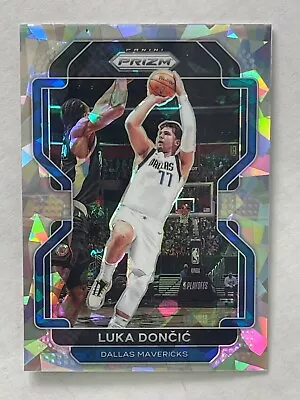 2021-22 Panini Prizm Luka Doncic Card #223 Dallas Mavericks Silver Cracked Ice • $4.99