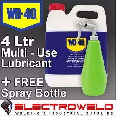 4L WD-40 Lubricant Grease Oil Tub + 1L Spray Bottle Anti Rust Corrosion WD40 • $75.95