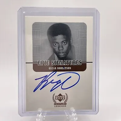 1999 Upper Deck Century Legends Epic Signatures Oscar Robertson Milwaukee Bucks • $95